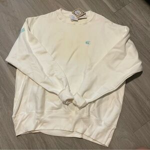 White blue champion sweater